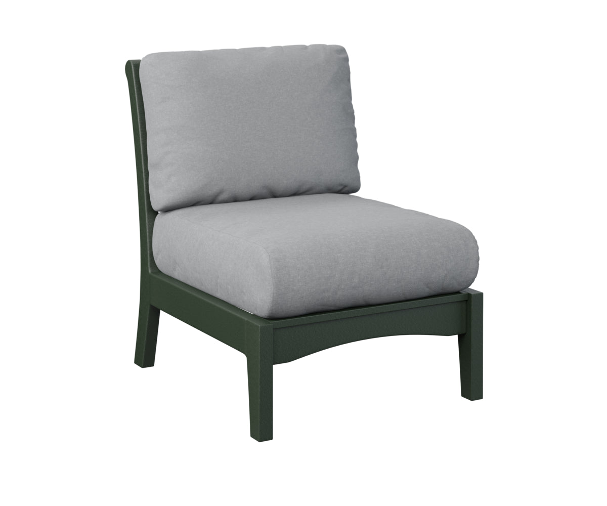Berlin Gardens Classic Terrace Center Armless Chair Group B Fabric