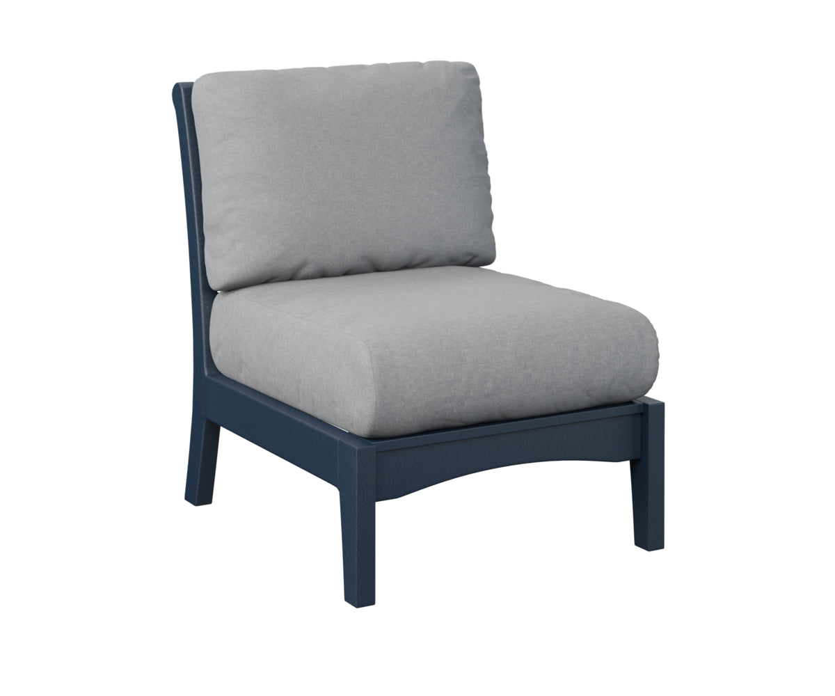 Berlin Gardens Classic Terrace Center Armless Chair Group B Fabric