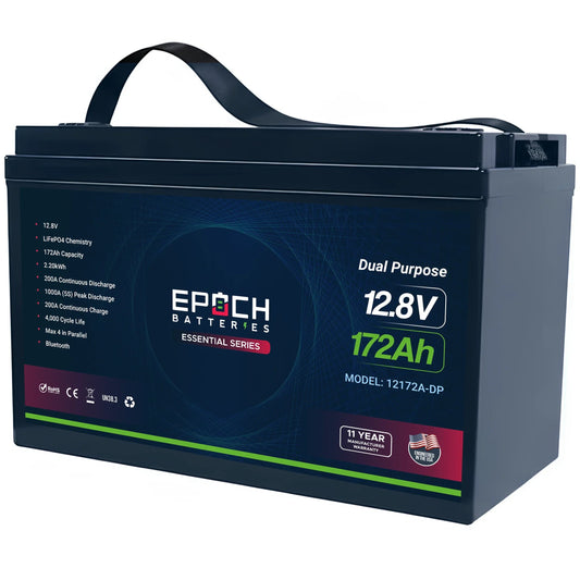 Epoch Batteries 12V 172Ah Cranking & Deep Cycle (Dual Purpose) LiFePO4 Battery - ETA AUG 14