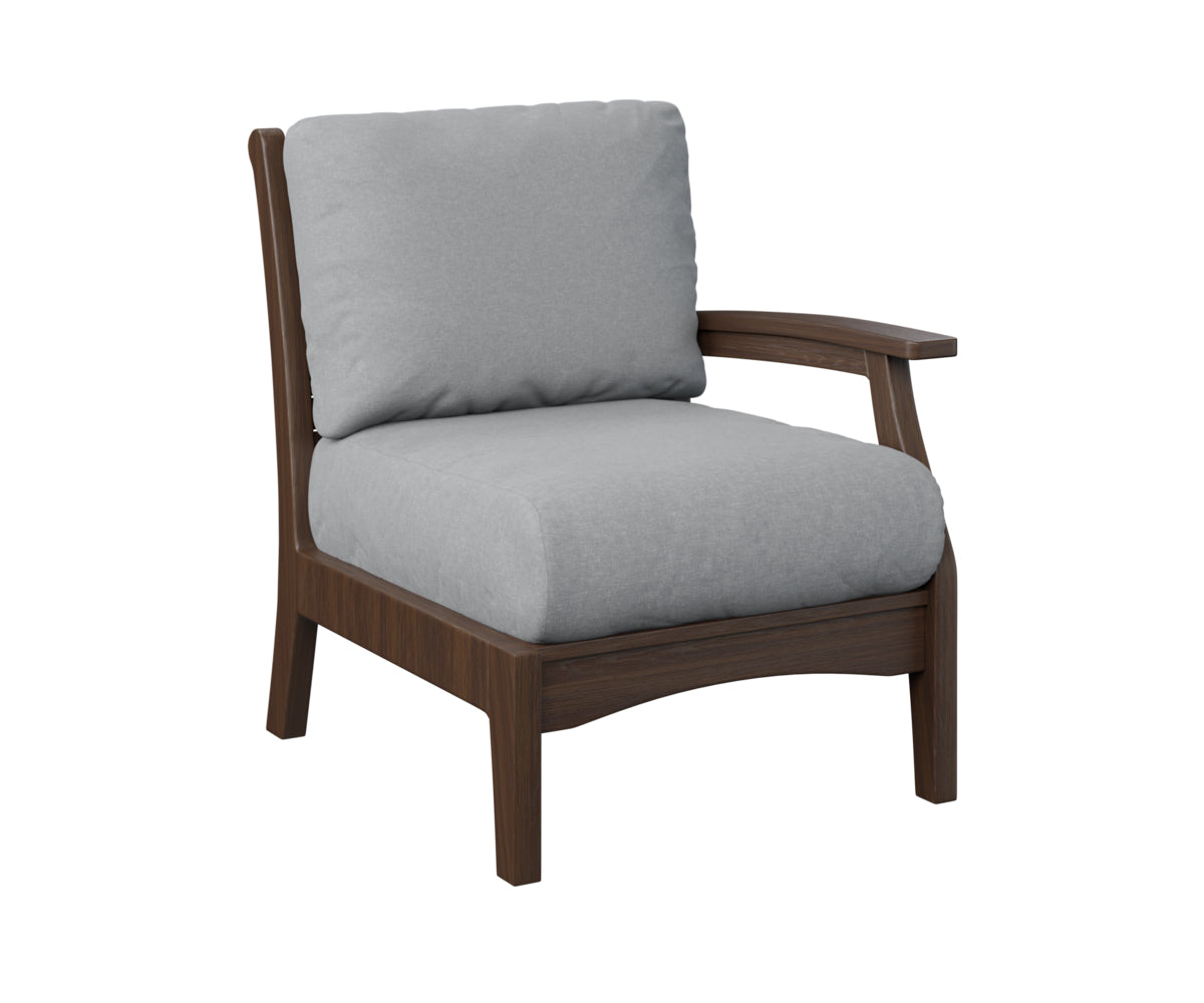 Berlin Gardens Classic Terrace Left Arm Sectional Club Chair Group A Fabric