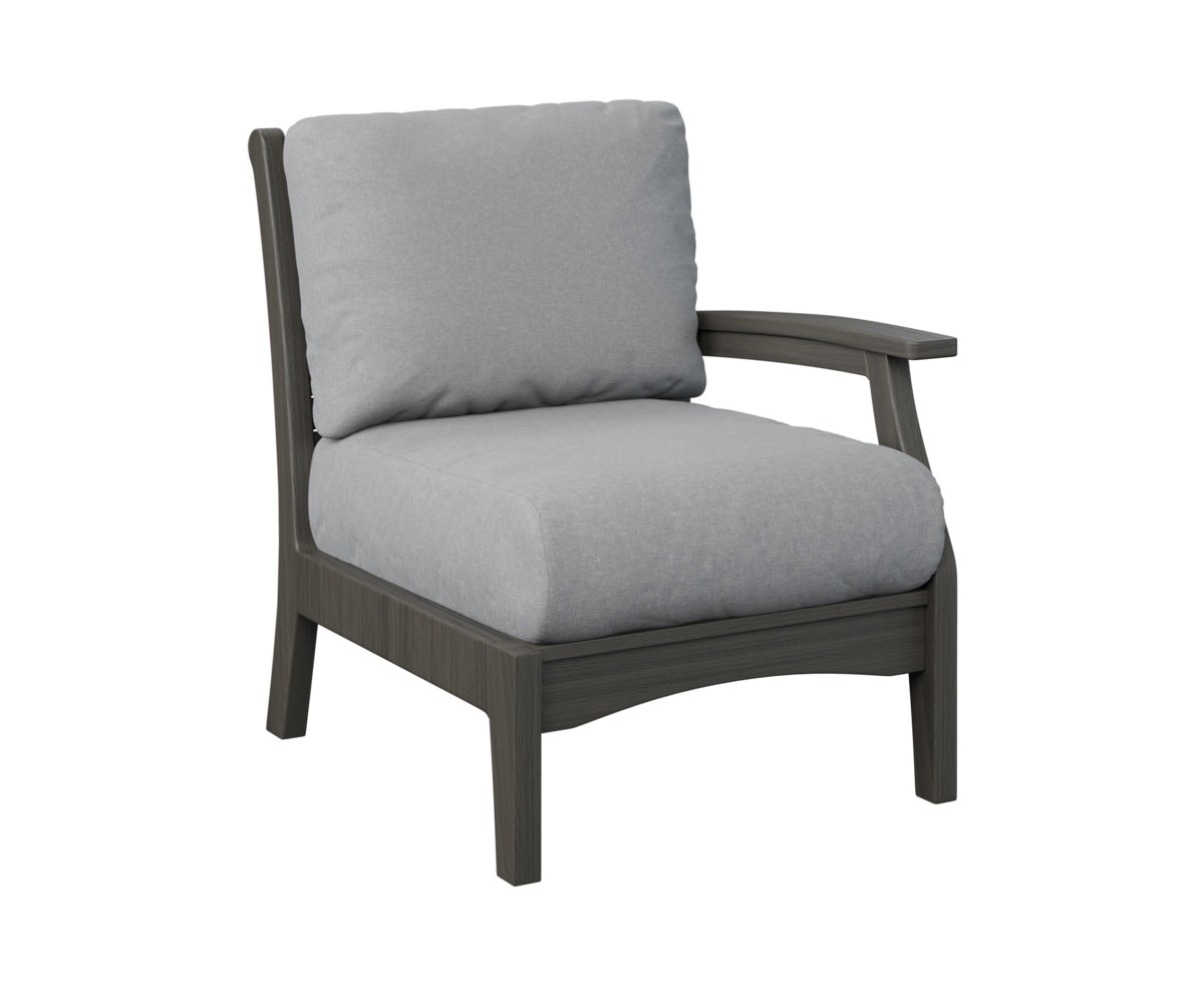 Berlin Gardens Classic Terrace Left Arm Sectional Club Chair Group A Fabric