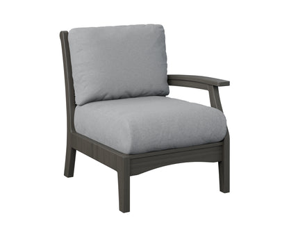 Berlin Gardens Classic Terrace Left Arm Sectional Club Chair Group A Fabric