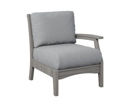 Berlin Gardens Classic Terrace Left Arm Sectional Club Chair Group A Fabric