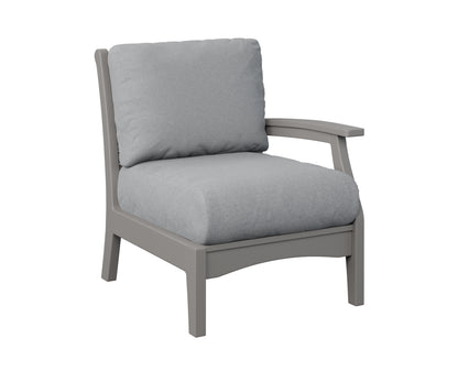 Berlin Gardens Classic Terrace Left Arm Sectional Club Chair Group A Fabric