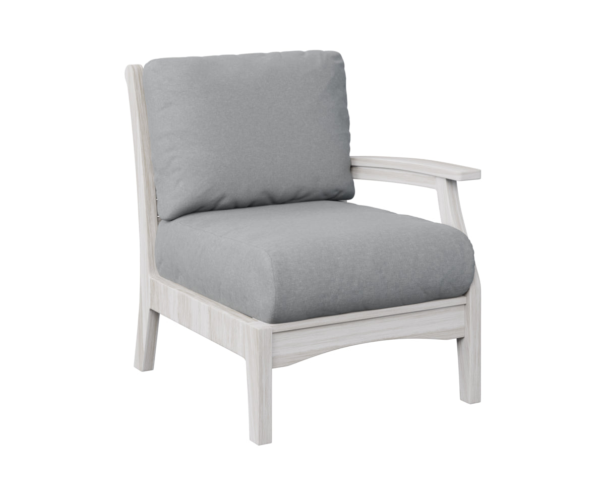 Berlin Gardens Classic Terrace Left Arm Sectional Club Chair Group A Fabric
