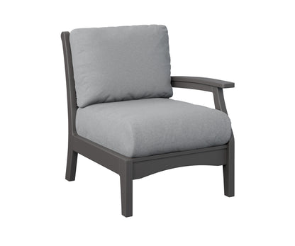 Berlin Gardens Classic Terrace Left Arm Sectional Club Chair Group A Fabric