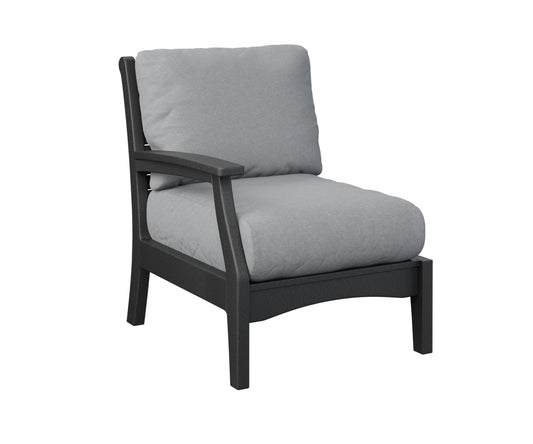 Berlin Gardens Classic Terrace Right Arm Sectional Club Chair Group A Fabric
