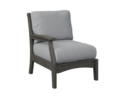 Berlin Gardens Classic Terrace Right Arm Sectional Club Chair Group B Fabric