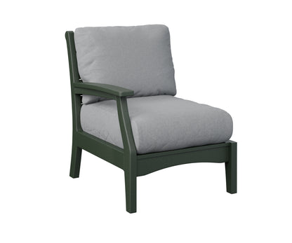 Berlin Gardens Classic Terrace Right Arm Sectional Club Chair Group B Fabric