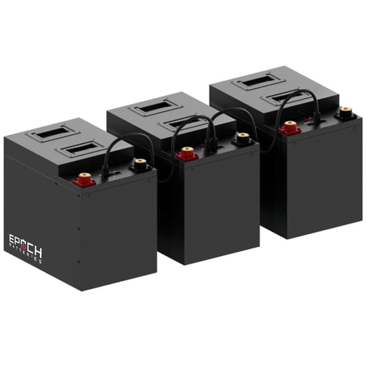 Epoch Batteries 12V 334Ah (4.28kWh) Essential Series - Bluetooth & Heated LiFePO4 Battery
