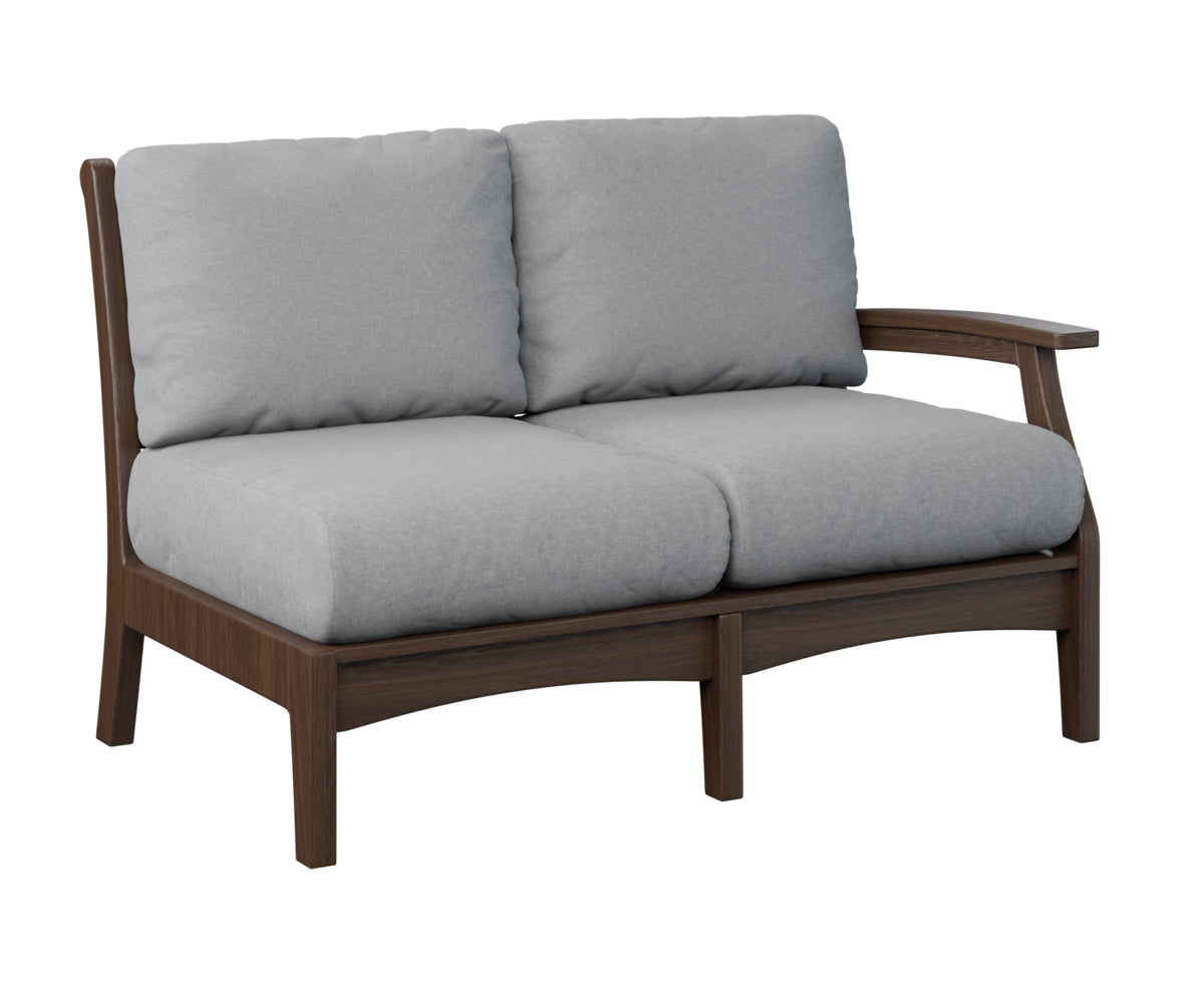 Berlin Gardens Classic Terrace Left Arm Sectional Loveseat Group A Fabric