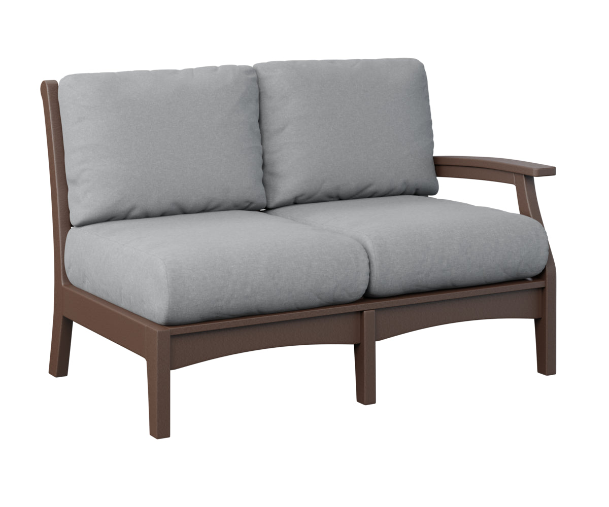 Berlin Gardens Classic Terrace Left Arm Sectional Loveseat Group A Fabric