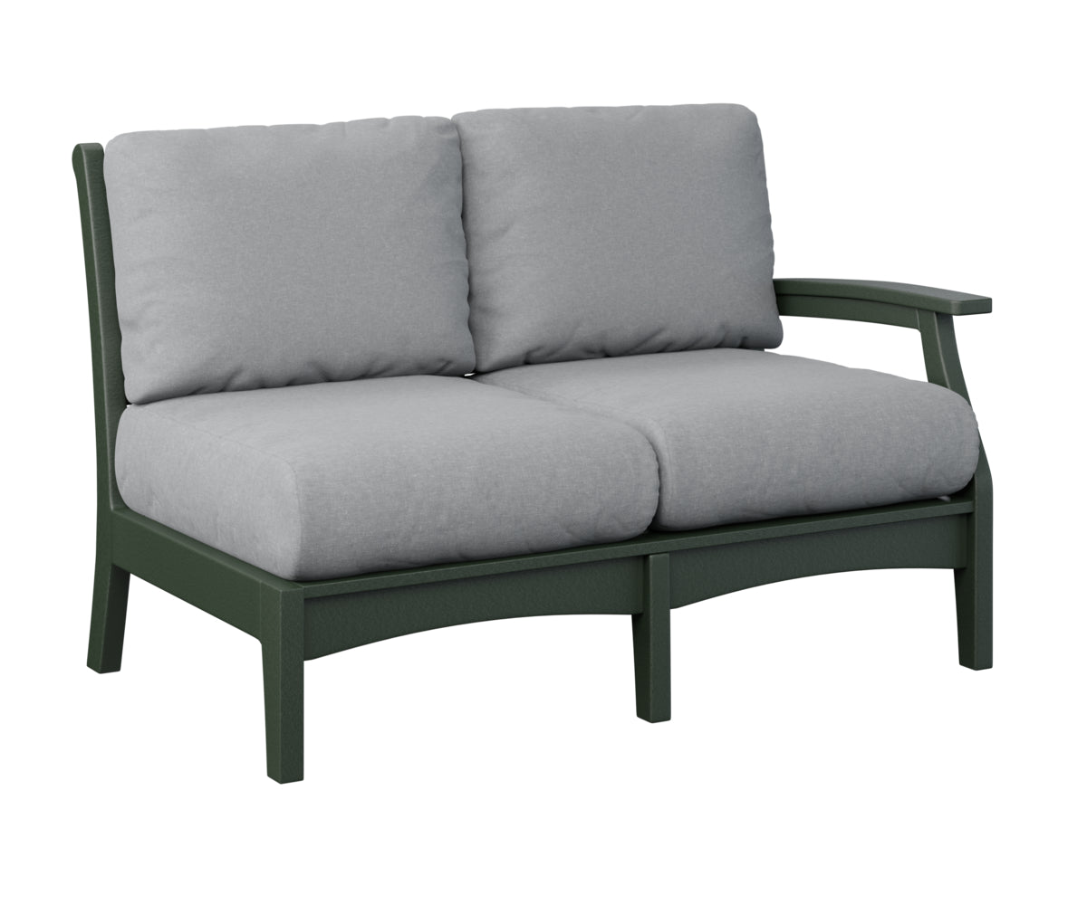 Berlin Gardens Classic Terrace Left Arm Sectional Loveseat Group A Fabric