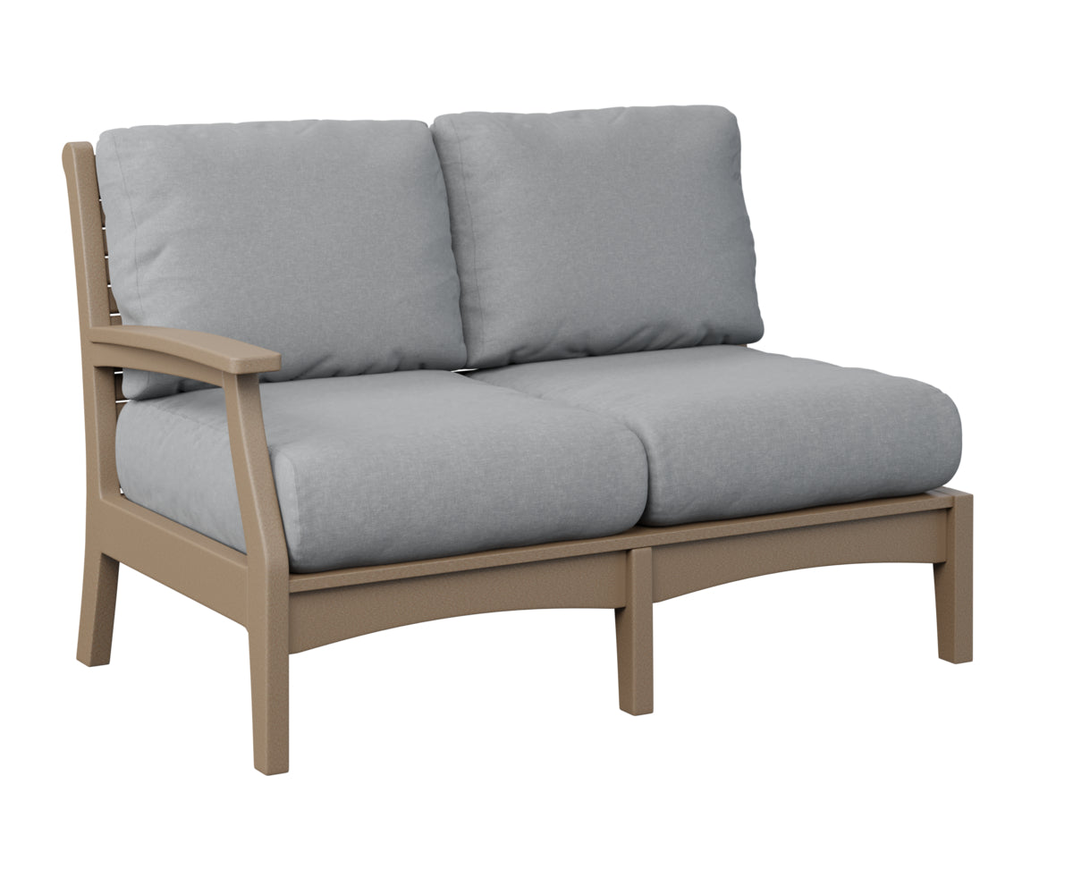 Berlin Gardens Classic Terrace Right Arm Sectional Loveseat Group A Fabric