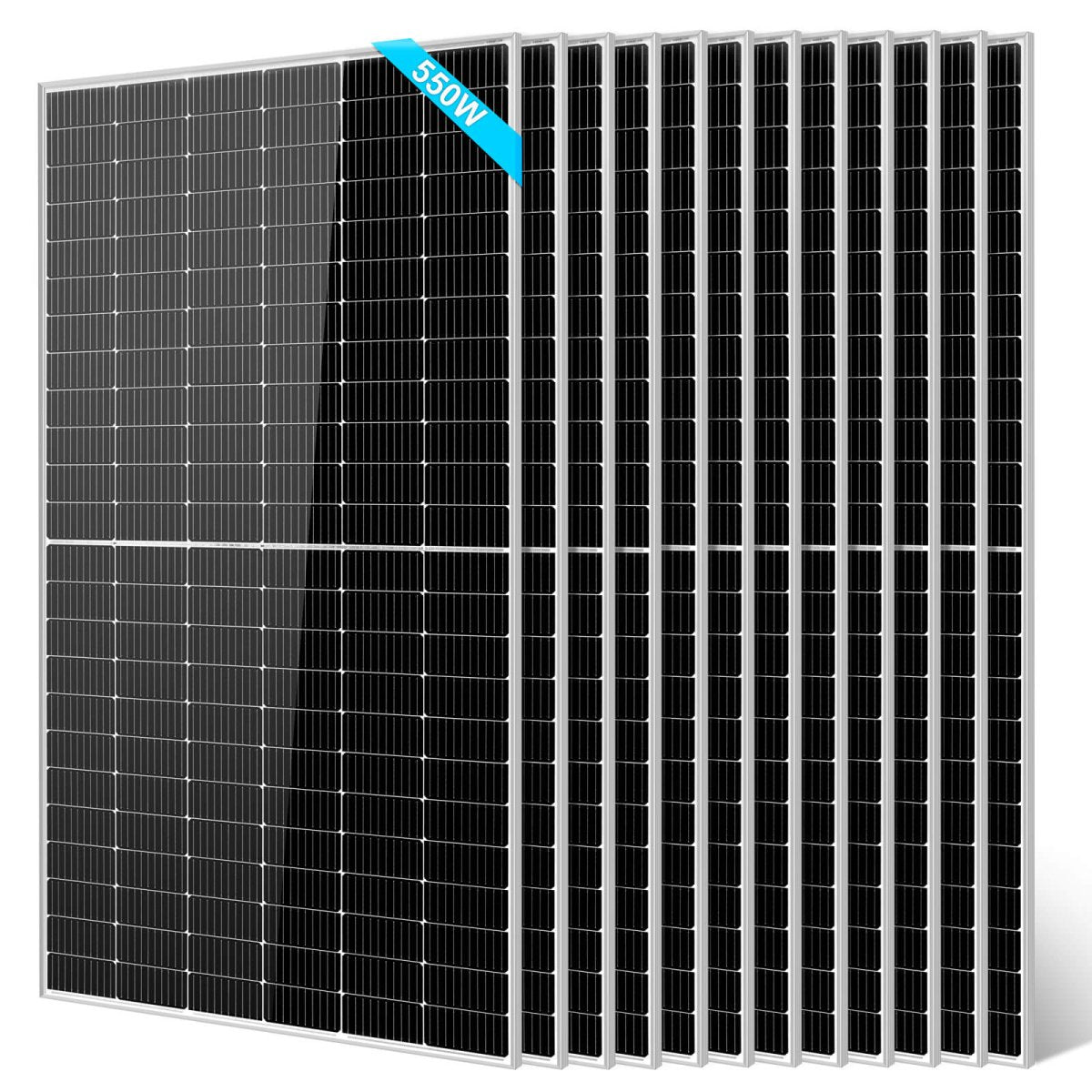 SunGoldPower 450/ 550 Watt Monocrystalline PERC Solar Panel UL 61730 CEC Listed