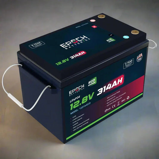 Epoch Batteries 12V 314Ah (4.02kWh) - Eco Series LiFePO4 Battery
