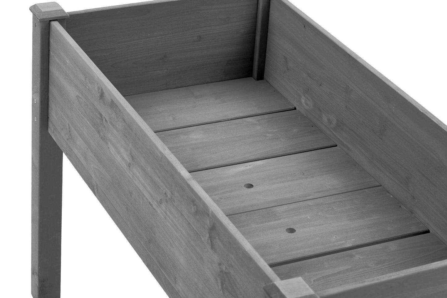 PolyTEAK Durable Raised Wooden Garden Bed with Legs for Fruits, Fruits, Vegetables, & Herbs