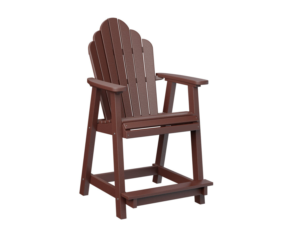 Berlin Gardens Cozi Back Poly Adirondack Counter Chair