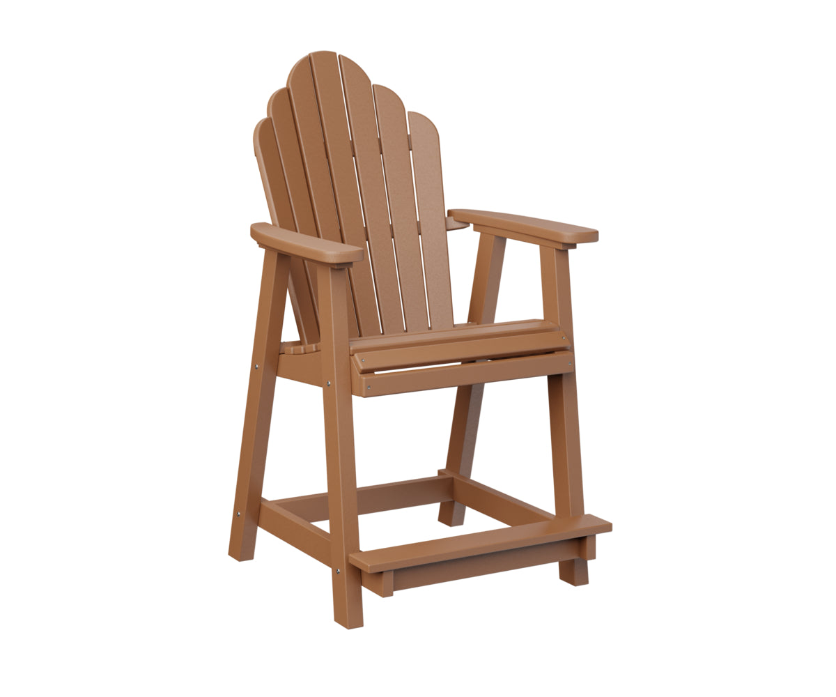 Berlin Gardens Cozi Back Poly Adirondack Counter Chair