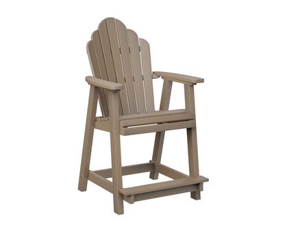 Berlin Gardens Cozi Back Poly Adirondack Counter Chair