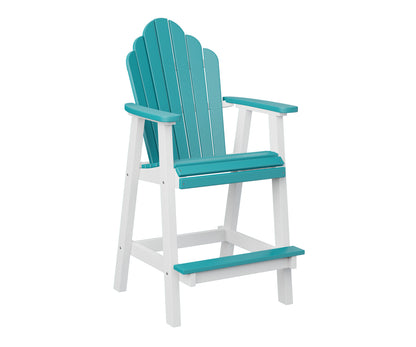 Berlin Gardens Cozi Back Poly Adirondack Bar Height Chair