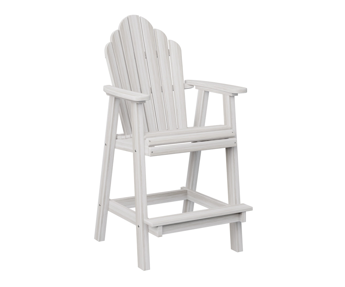 Berlin Gardens Cozi Back Poly Adirondack Bar Height Chair