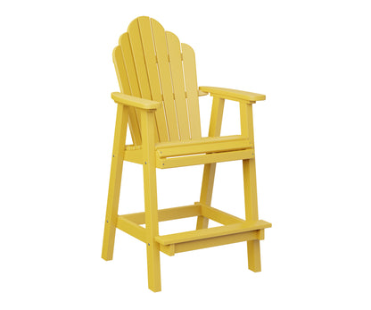 Berlin Gardens Cozi Back Poly Adirondack Bar Height Chair