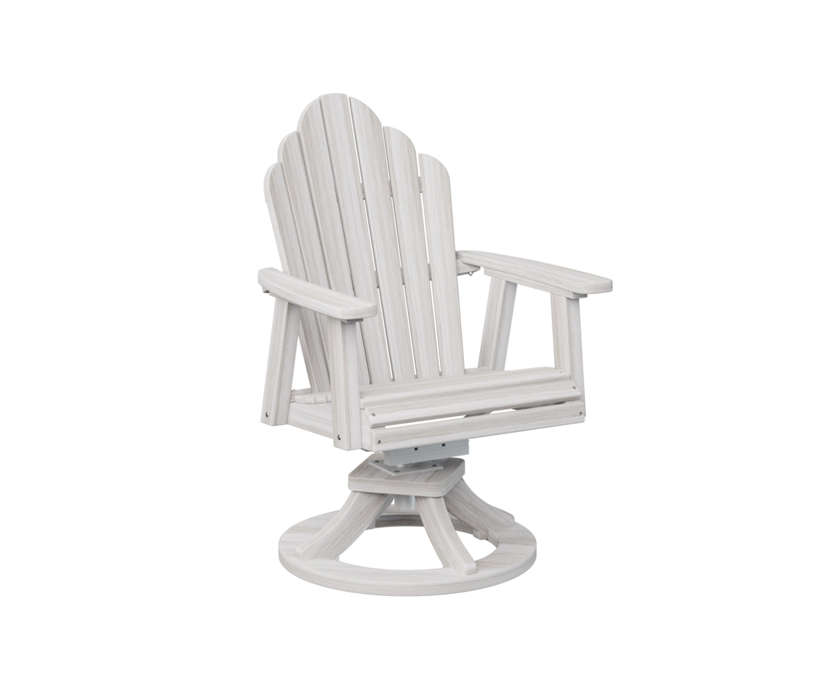 Berlin Gardens Cozi Back Poly Adirondack Swivel Rocker Dining Chair