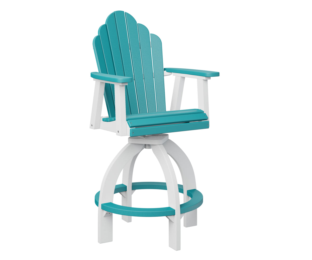 Berlin Gardens Cozi Back Poly Adirondack Swivel XT Chair