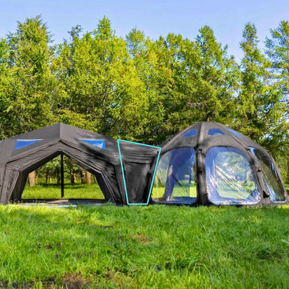 Coody Tent Connector Dome+3.6 (Black) - for Aurora Dome-to-Tent(17.2, 13.6, Hub, 10)