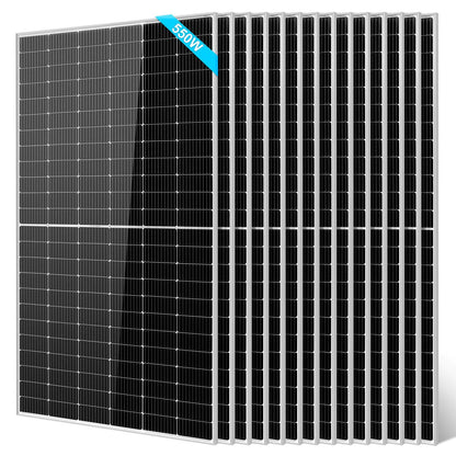 SunGoldPower 450/ 550 Watt Monocrystalline PERC Solar Panel UL 61730 CEC Listed