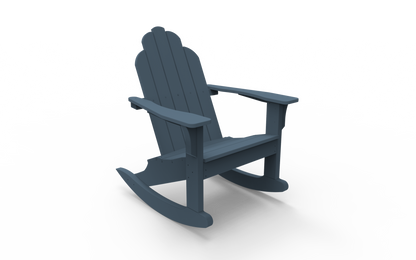 Seaside Casual Poly Adirondack Classic Rocker