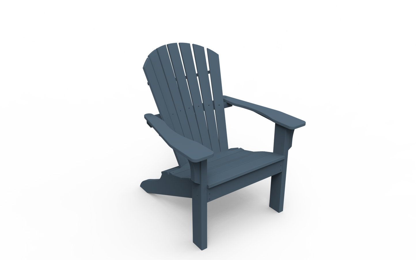 Seaside Casual Poly Adirondack Shellback Chair