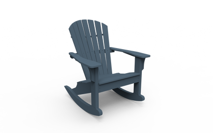 Seaside Casual Poly Adirondack Shellback Rocker