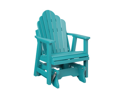 Berlin Gardens Cozi Back Poly Adirondack Single Glider