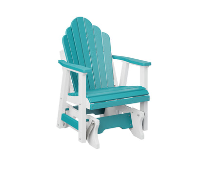 Berlin Gardens Cozi Back Poly Adirondack Single Glider