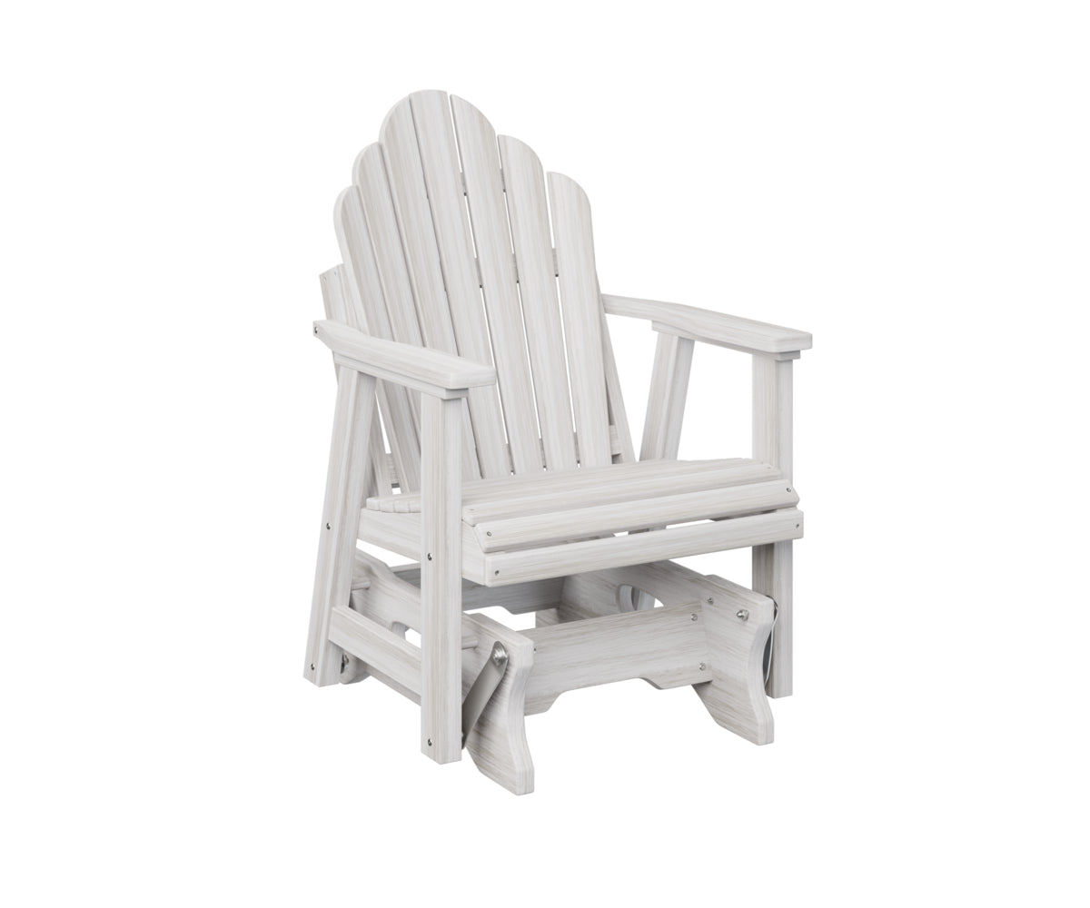 Berlin Gardens Cozi Back Poly Adirondack Single Glider