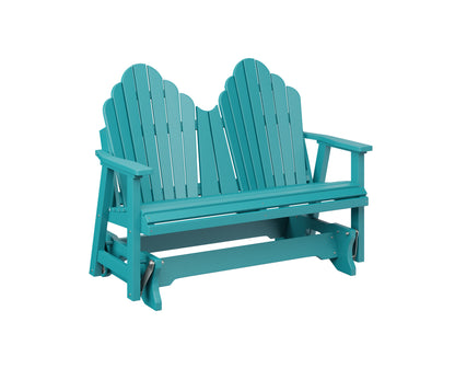 Berlin Gardens Cozi Back Poly Adirondack Double Glider