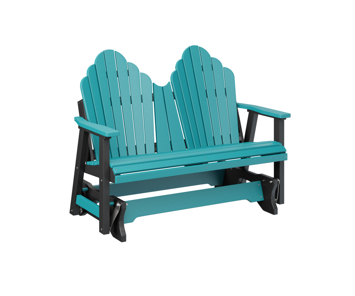 Berlin Gardens Cozi Back Poly Adirondack Double Glider