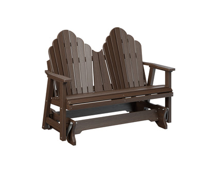 Berlin Gardens Cozi Back Poly Adirondack Double Glider