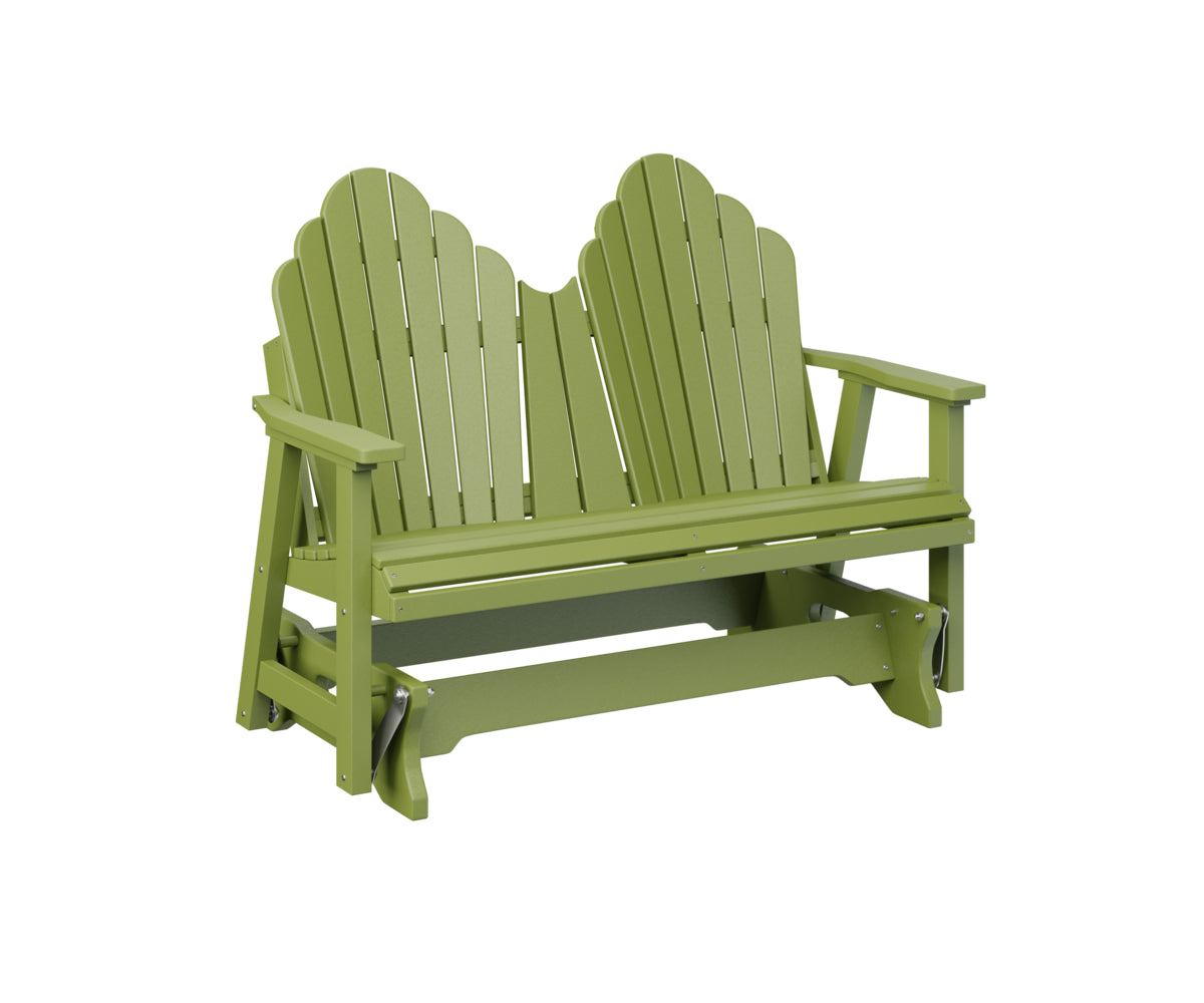 Berlin Gardens Cozi Back Poly Adirondack Double Glider