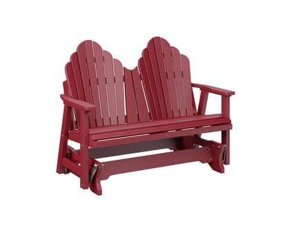 Berlin Gardens Cozi Back Poly Adirondack Double Glider