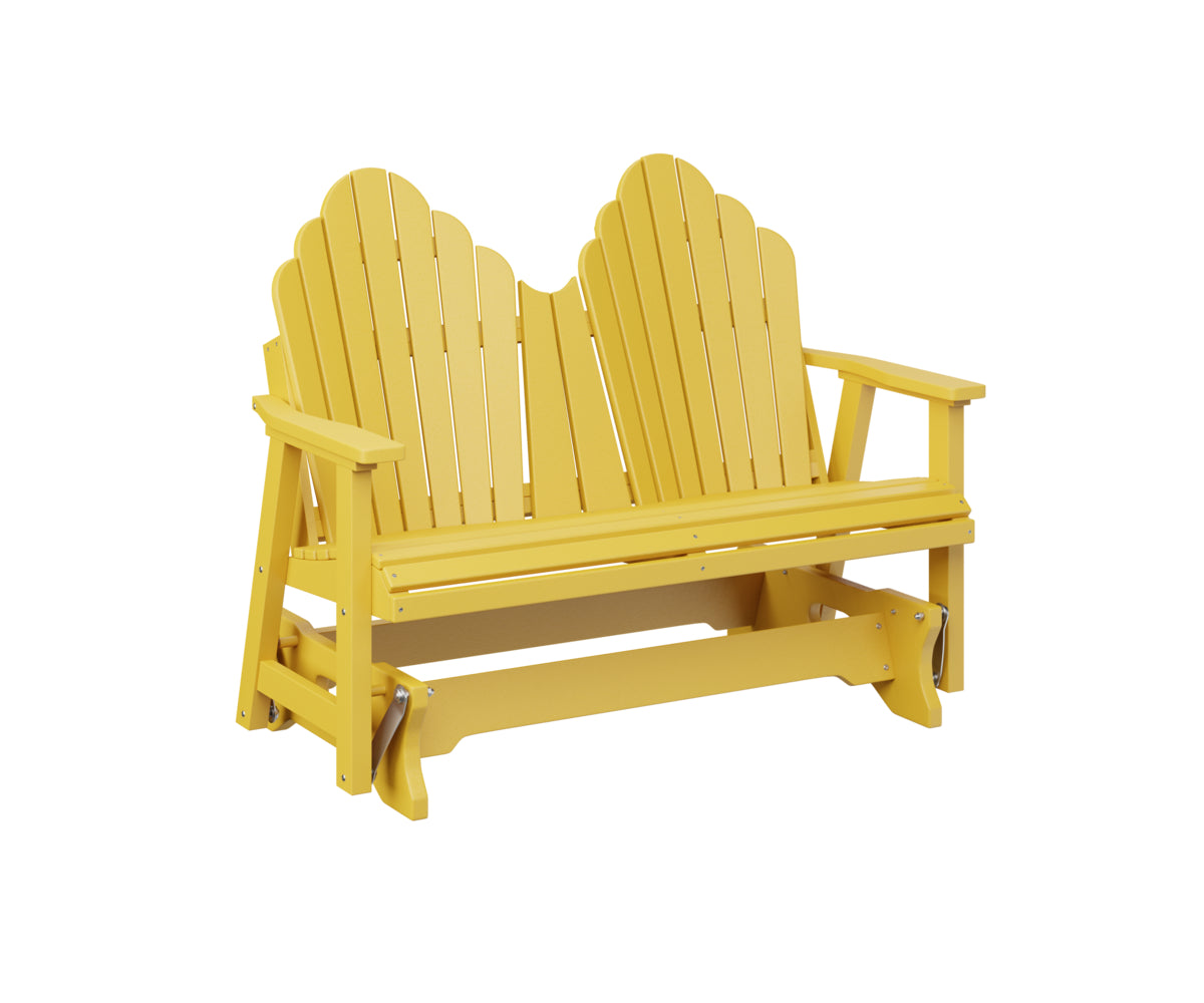 Berlin Gardens Cozi Back Poly Adirondack Double Glider