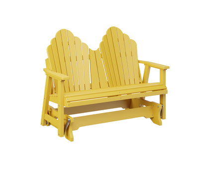 Berlin Gardens Cozi Back Poly Adirondack Double Glider