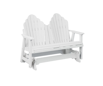 Berlin Gardens Cozi Back Poly Adirondack Double Glider