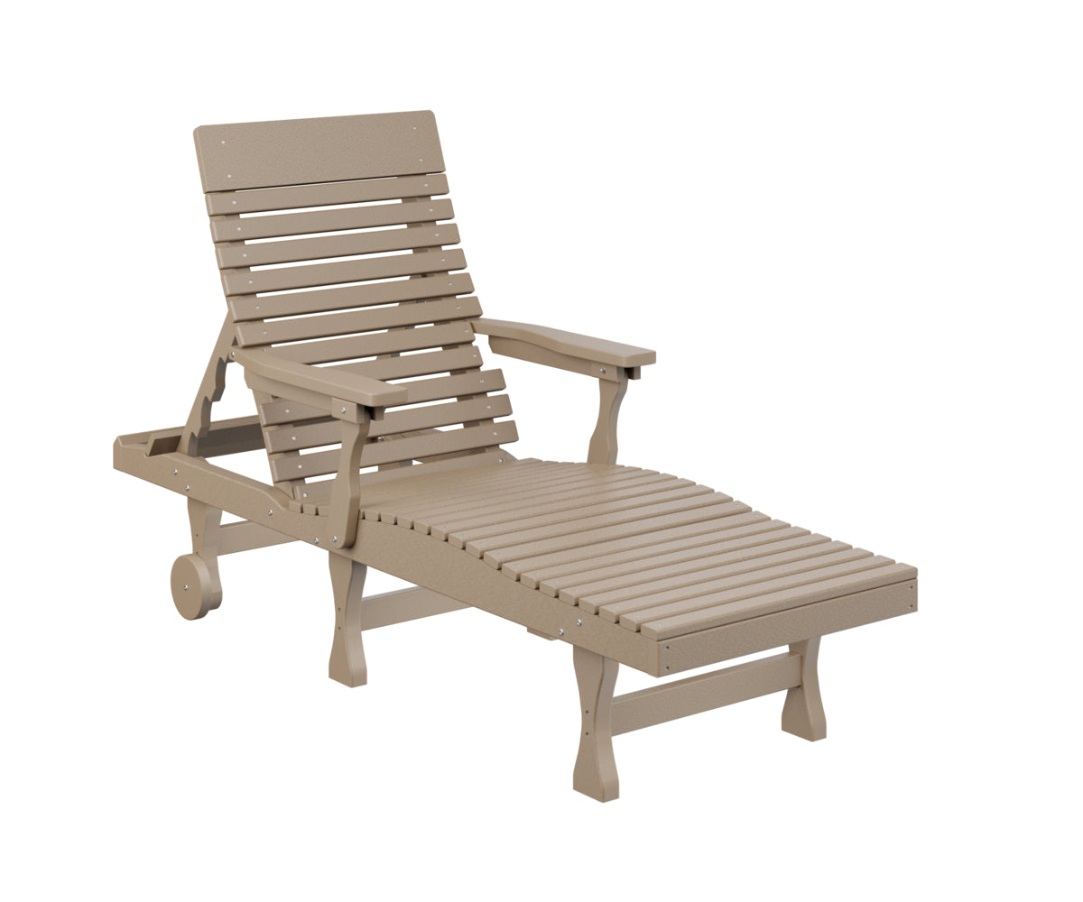 Berlin Gardens Casual Back Poly Chaise Lounge