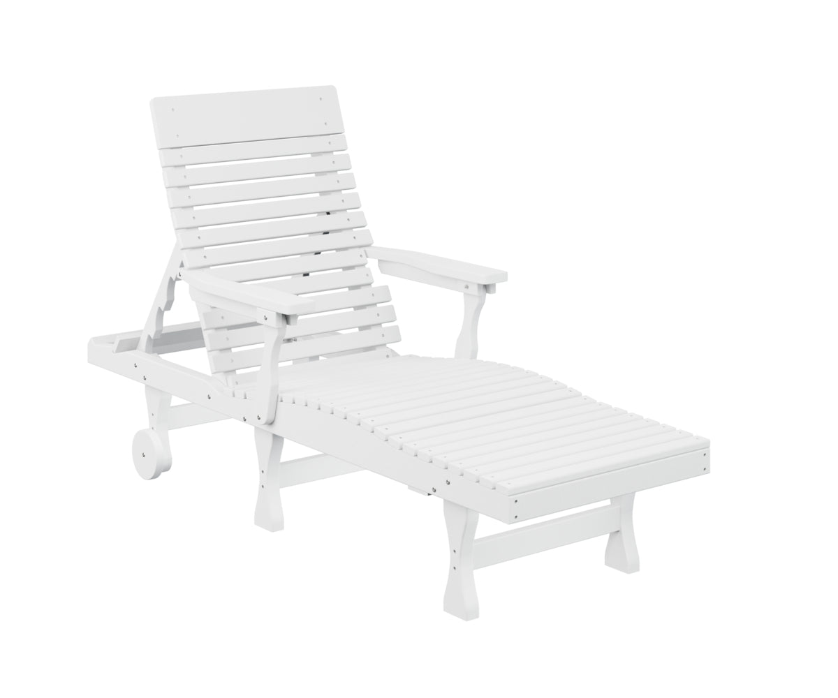 Berlin Gardens Casual Back Poly Chaise Lounge