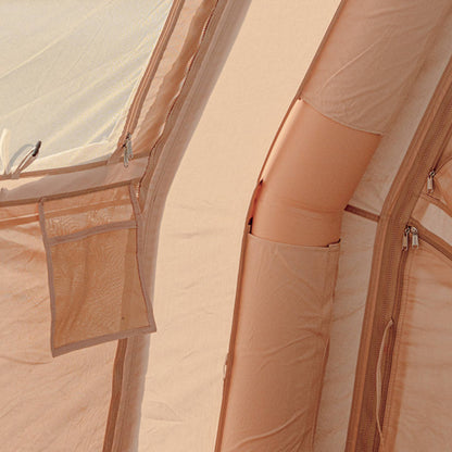Coody 10.0 PRO Beige Premium Family Inflatable Canvas Tent (2-4 Person)