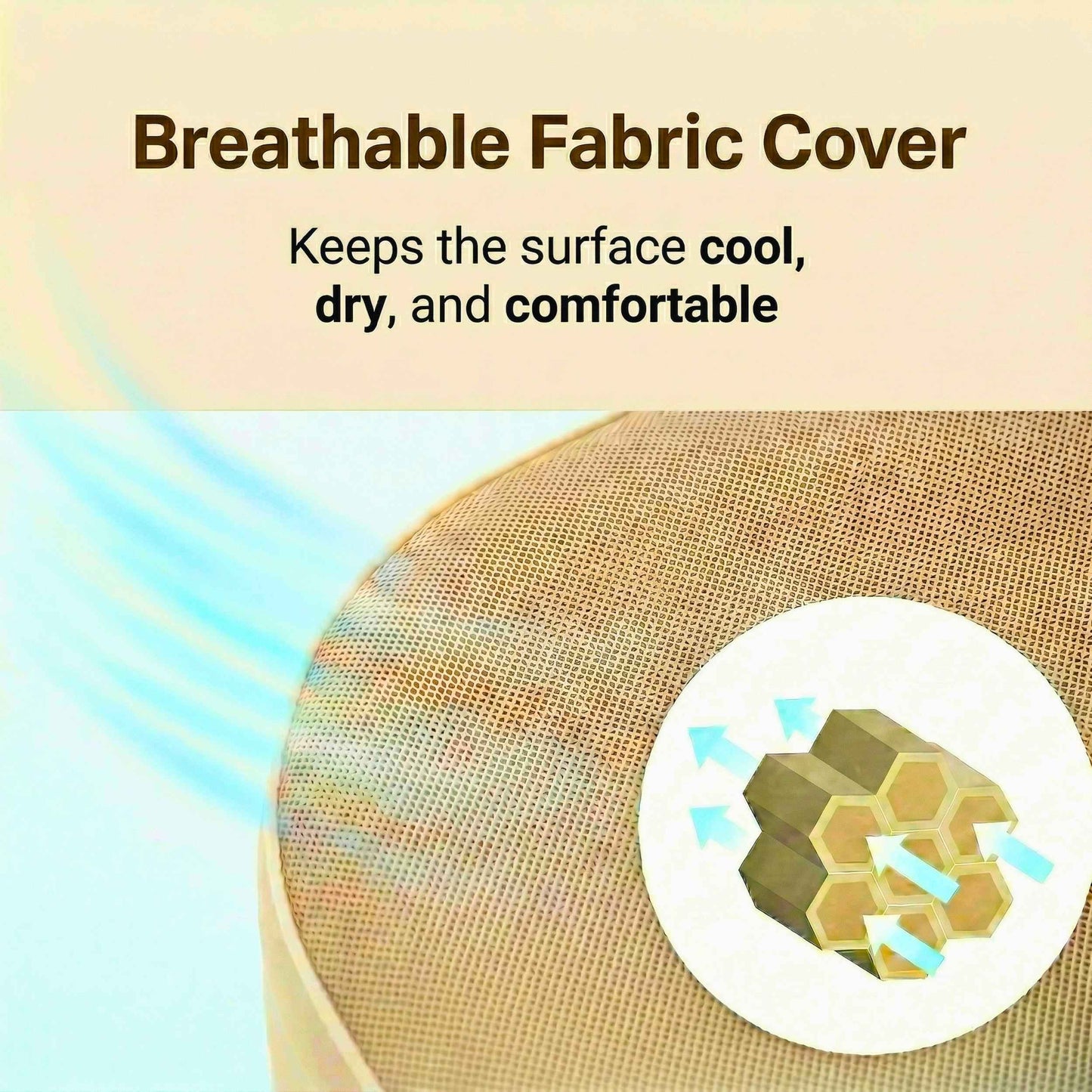 Coody Air Mattress Beige Twin XL (197×91×35 cm) – Premium Air Bed with Built-in Pump