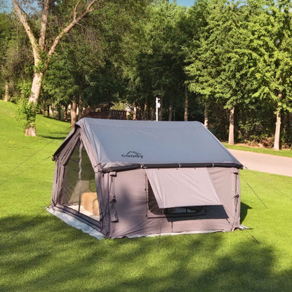 Coody 10.0 Gray Inflatable Tent House for Camping (2-4 Person)
